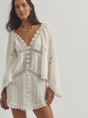 Current on Free People $298! Free People Wildflower Muse
Mini Dress NEW NWT